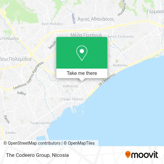 The Codeero Group map