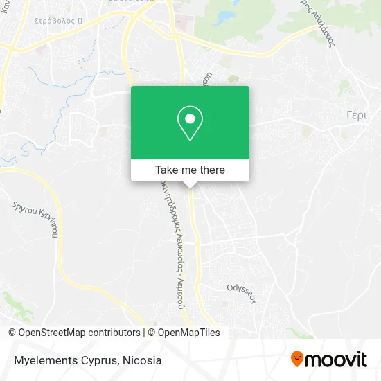 Myelements Cyprus map