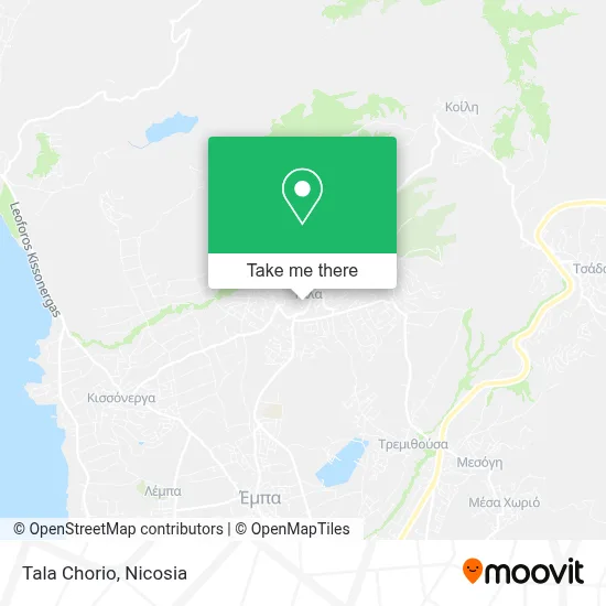 Tala Chorio map