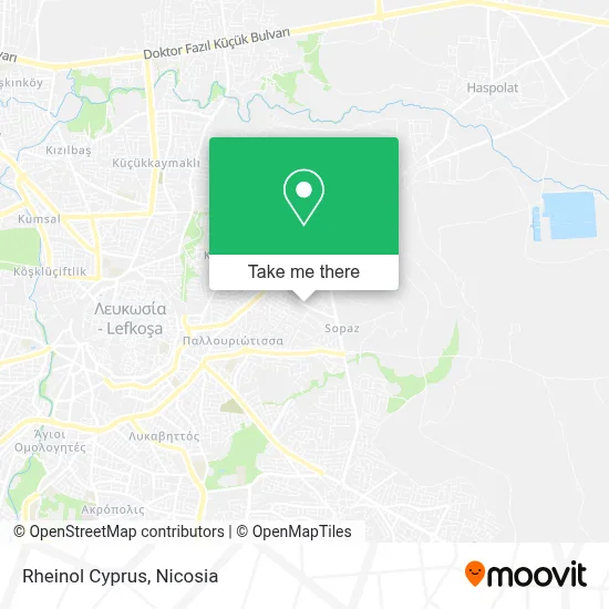 Rheinol Cyprus map