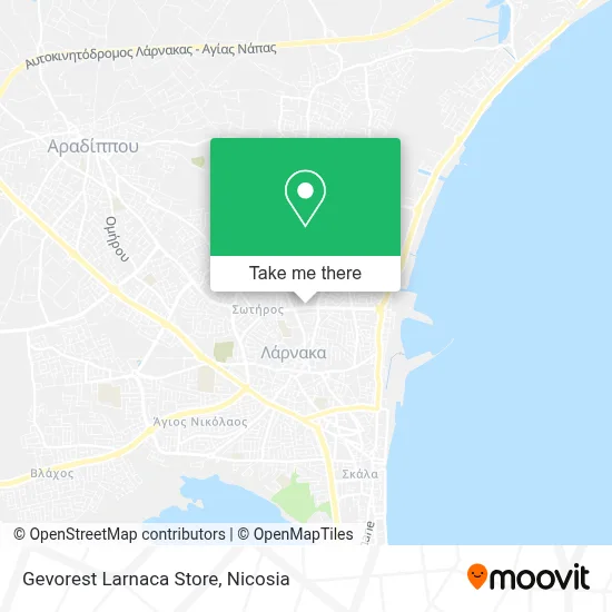 Gevorest Larnaca Store map