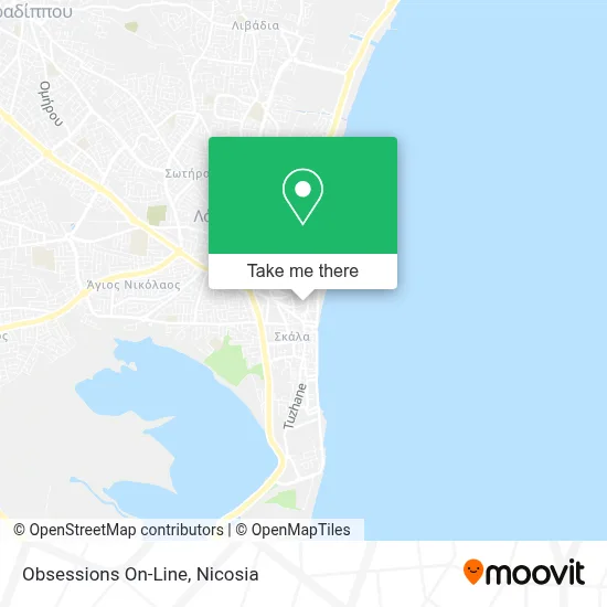 Obsessions On-Line map