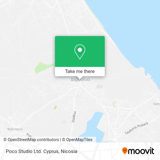 Poco Studio Ltd. Cyprus map