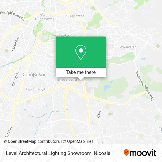 Level Architectural Lighting Showroom map