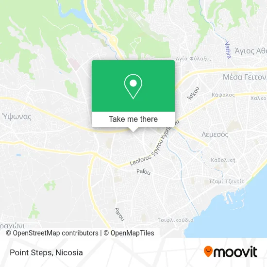 Point Steps map