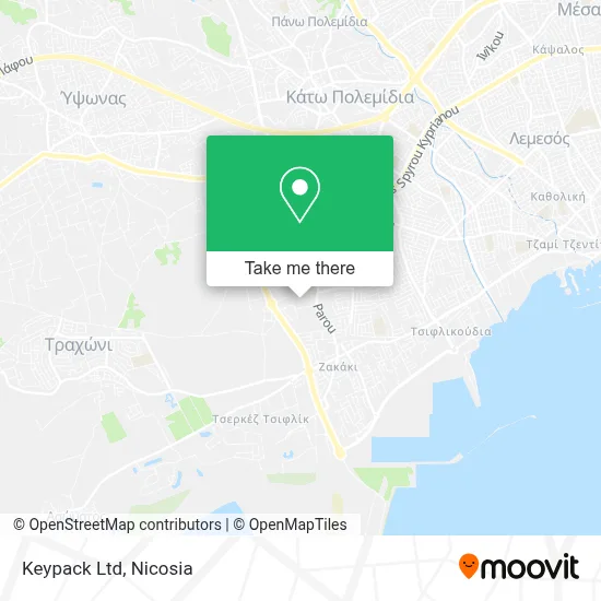 Keypack Ltd map