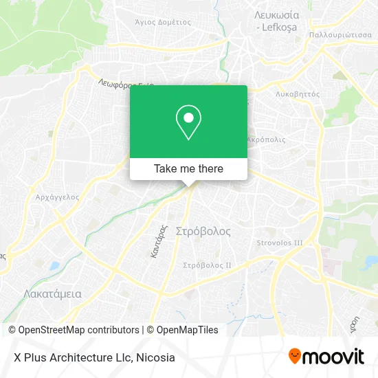 X Plus Architecture Llc map