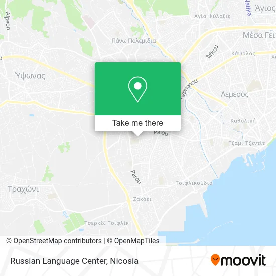 Russian Language Center map