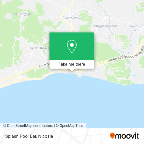 Splash Pool Bar map
