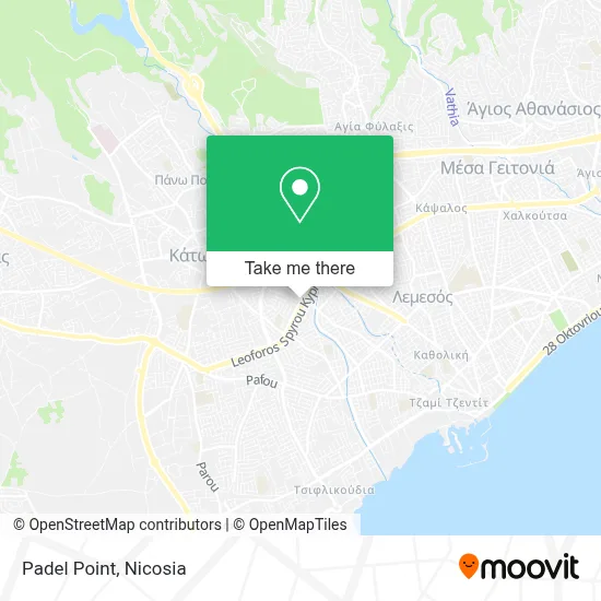 Padel Point map