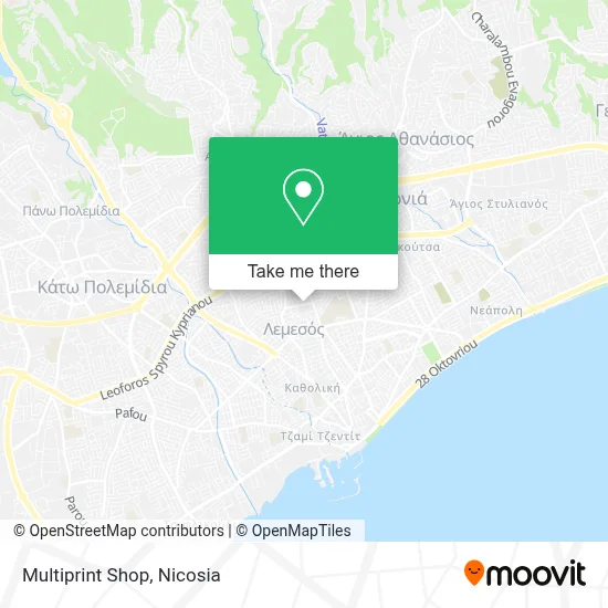 Multiprint Shop map