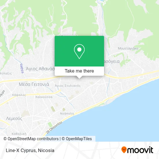Line-X Cyprus map