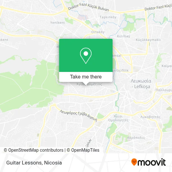 Guitar Lessons map