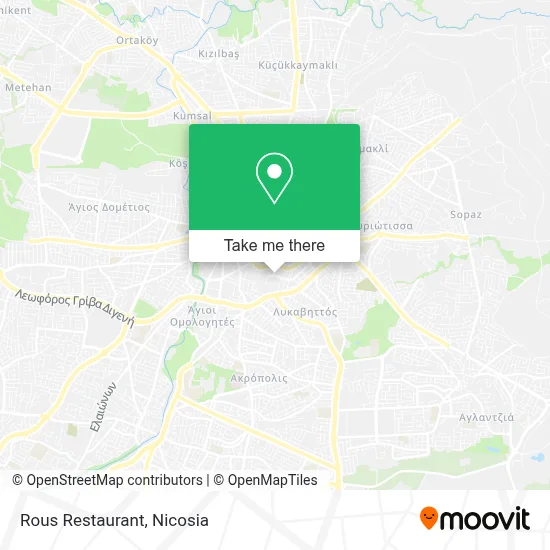 Rous Restaurant map