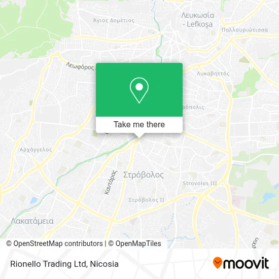 Rionello Trading Ltd map