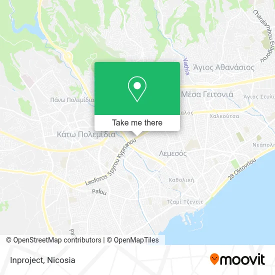 Inproject map