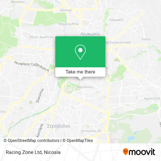 Racing Zone Ltd map