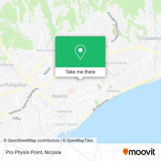 Pro Physio Point map