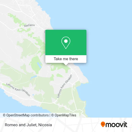 Romeo and Juliet map