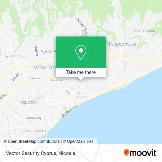 Vector Security Cyprus map