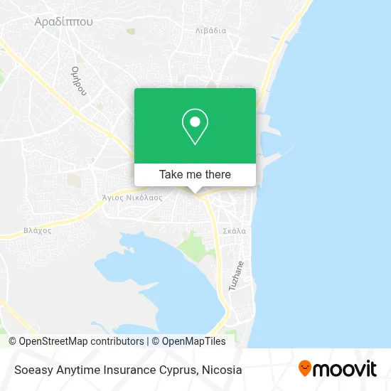 Soeasy Anytime Insurance Cyprus map