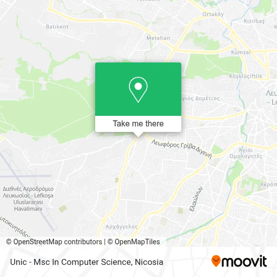 Unic - Msc In Computer Science map