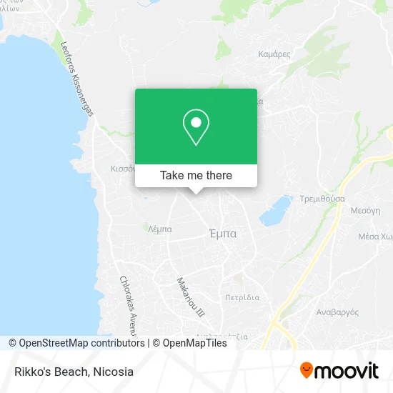 Rikko's Beach map
