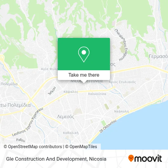 Gle Construction And Development map