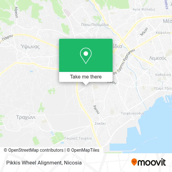Pikkis Wheel Alignment map