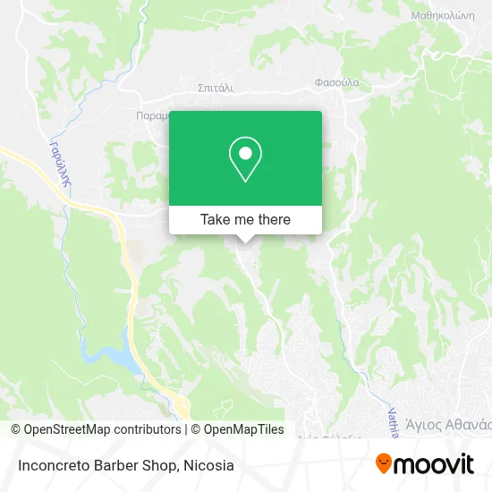 Inconcreto Barber Shop map