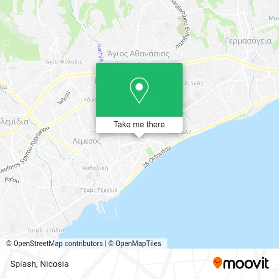 Splash map