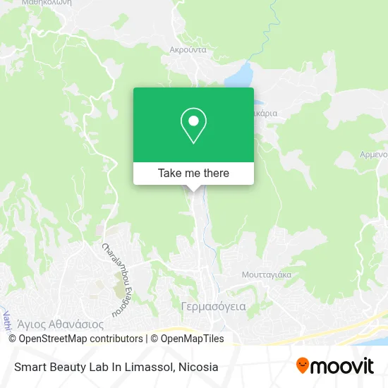 Smart Beauty Lab In Limassol map