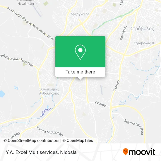Y.A. Excel Multiservices map
