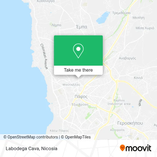 Labodega Cava map