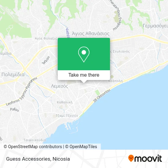 Guess Accessories map