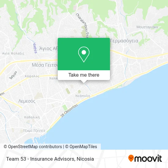 Team 53 - Insurance Advisors map