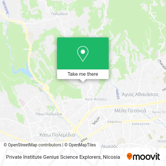 Private Institute Genius Science Explorers map