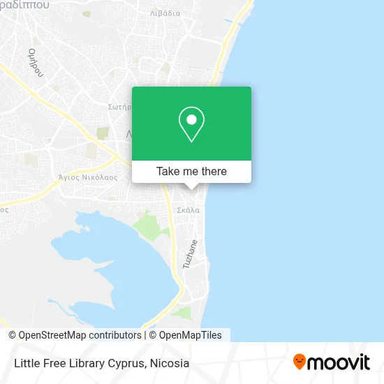 Little Free Library Cyprus map