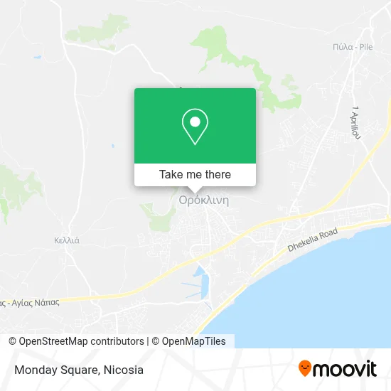 Monday Square map