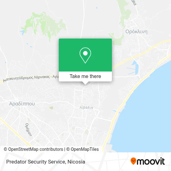 Predator Security Service map