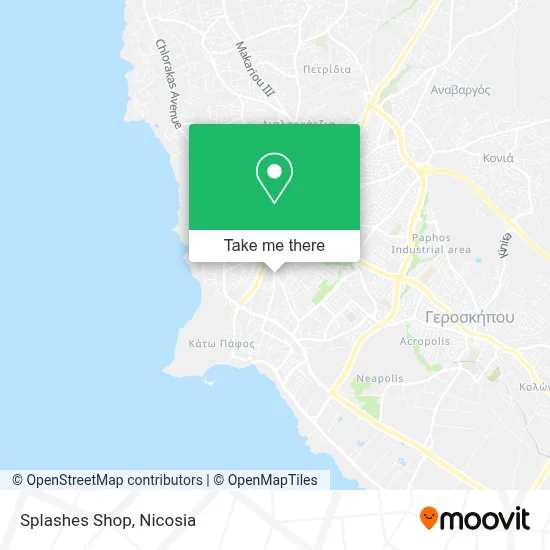 Splashes Shop map