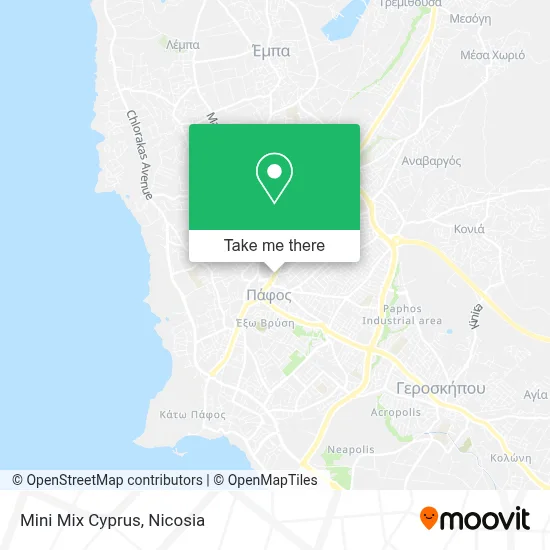 Mini Mix Cyprus map