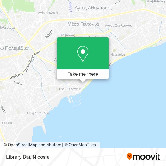 Library Bar map