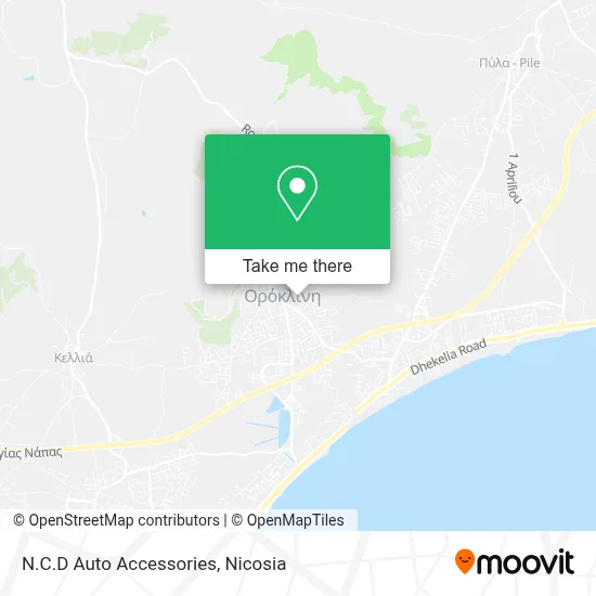 N.C.D Auto Accessories map