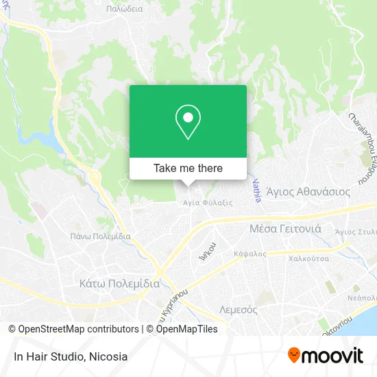In Hair Studio map