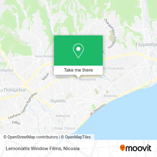 Lemoniatis Window Films map