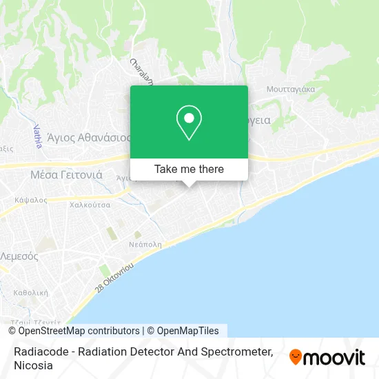 Radiacode - Radiation Detector And Spectrometer map