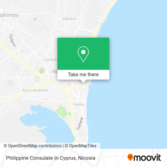 Philippine Consulate In Cyprus map