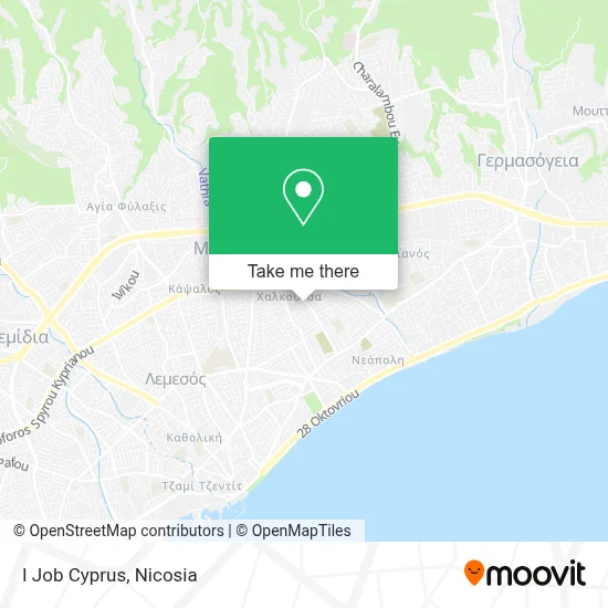 I Job Cyprus map