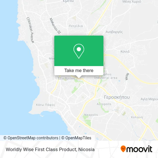 Worldly Wise First Class Product map